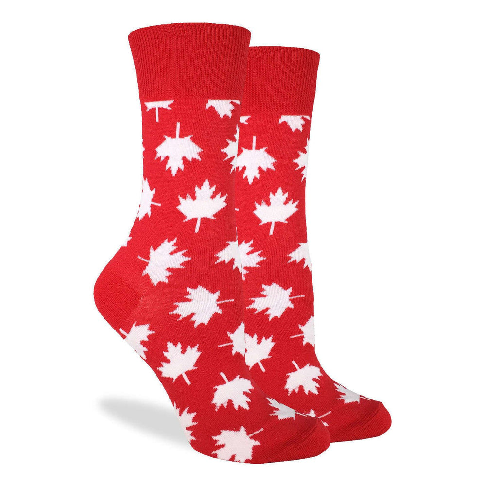 Women's Canada Maple Leaf Socks – Good Luck Sock