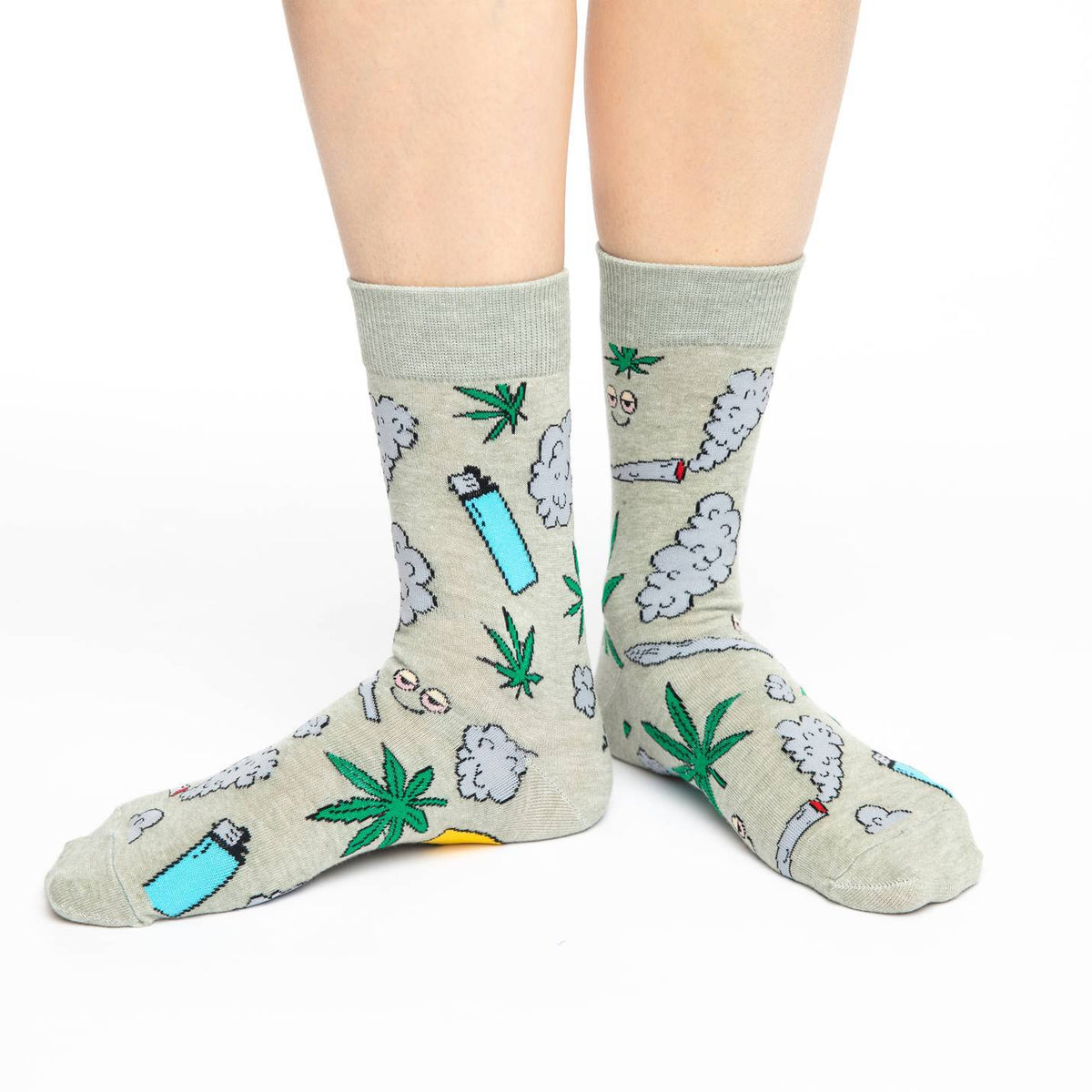 Women's Stoned Marijuana Socks – Good Luck Sock