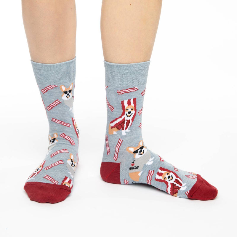 Women's Corgi Bacon Socks – Good Luck Sock