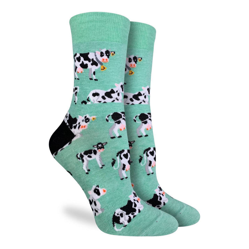 Women's Cows in a Field Socks