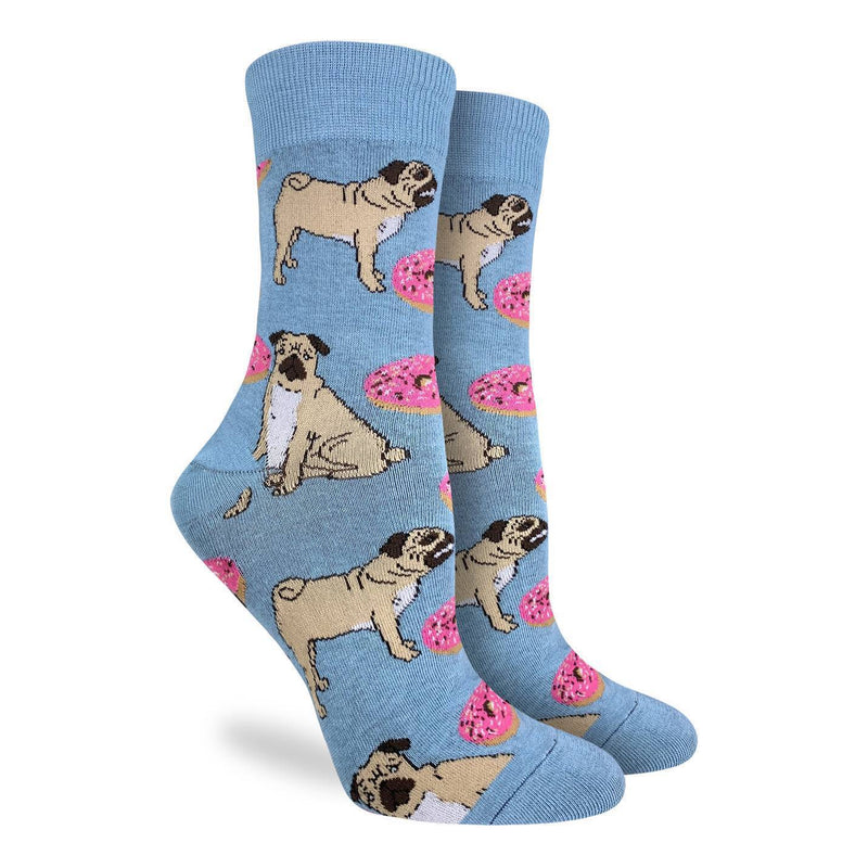 Women's Pugs and Donuts Socks
