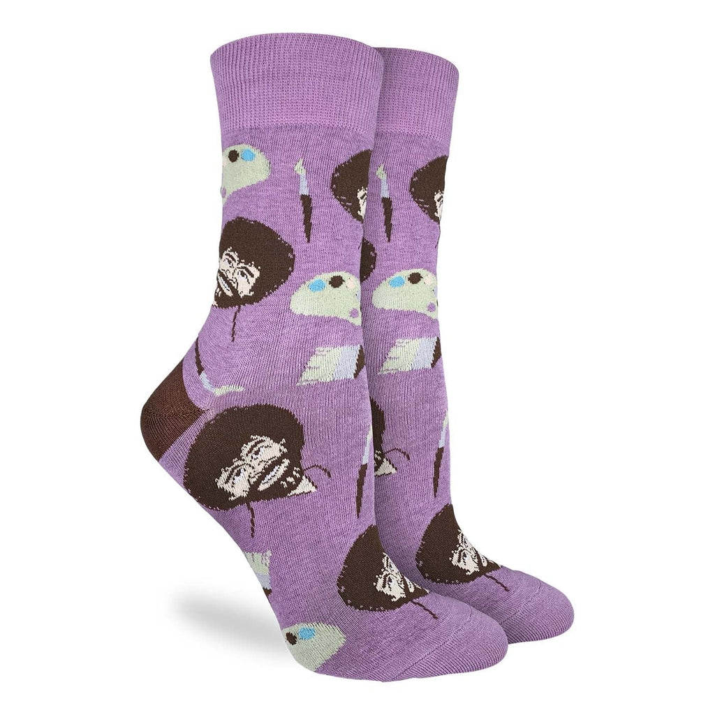 Women's Bob Ross Paint Board Socks