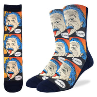 Men's Albert Einstein, Pop Art Socks