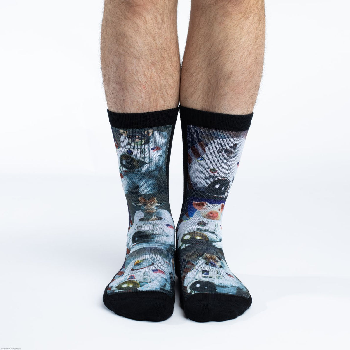Men's Animals Dressed Up As Astronaut Socks