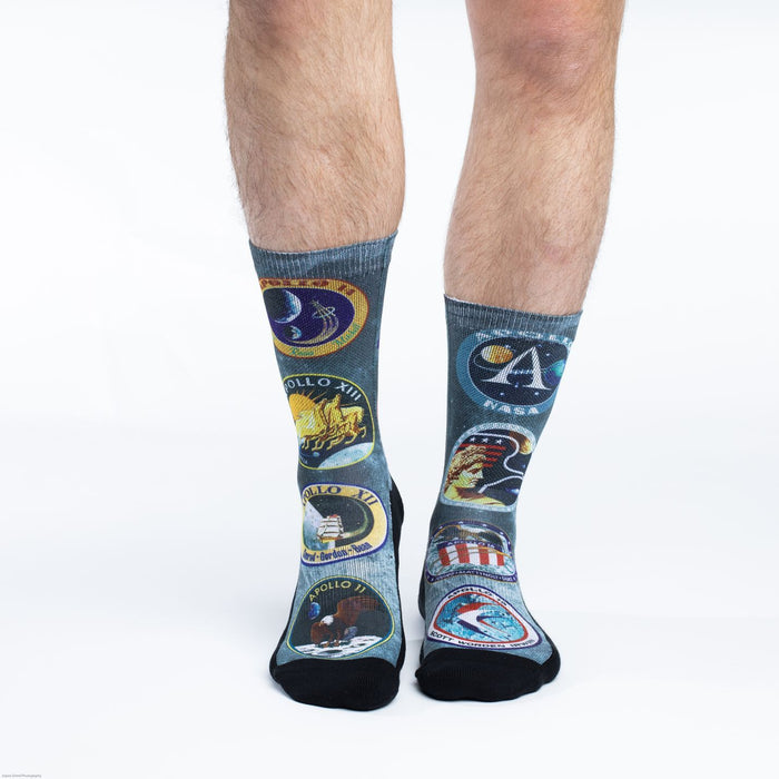 Men's Apollo Mission Patches Socks