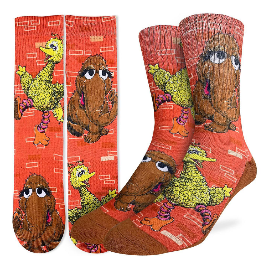 Men's Sesame Street, Big Bird and Snuffleupagus Socks