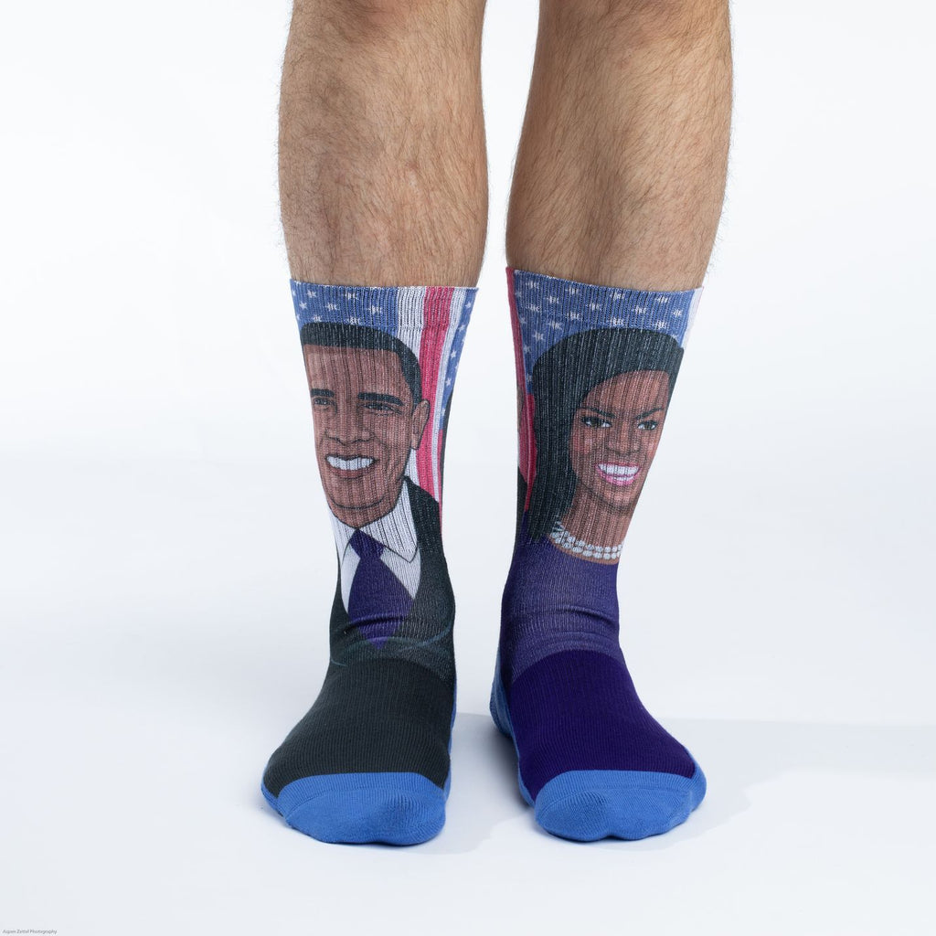 Men's Michelle & Barack Obama Socks