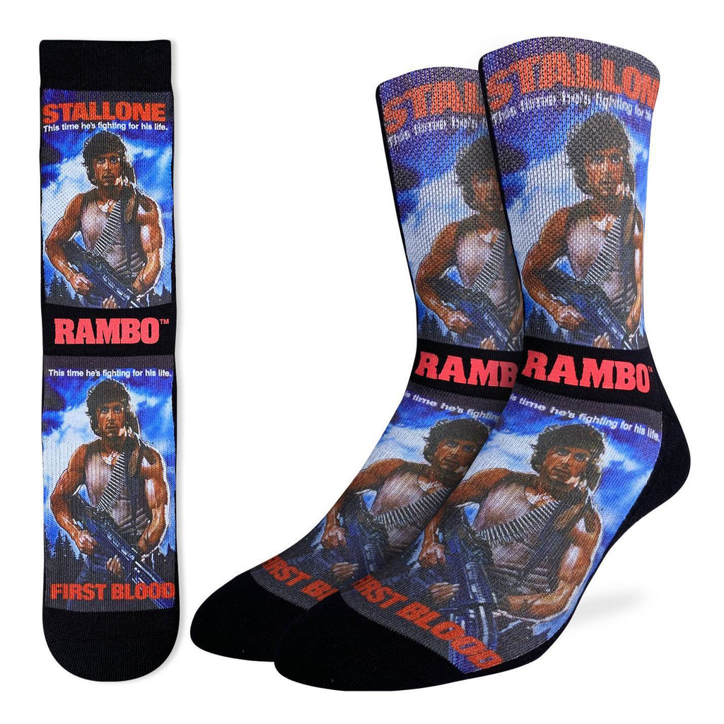 Men's Rambo, First Blood Socks