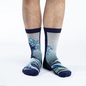 Men's The Great Wave off Kanagawa Socks