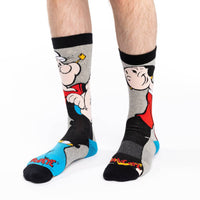 Men's Popeye, Popeye and Olive Socks
