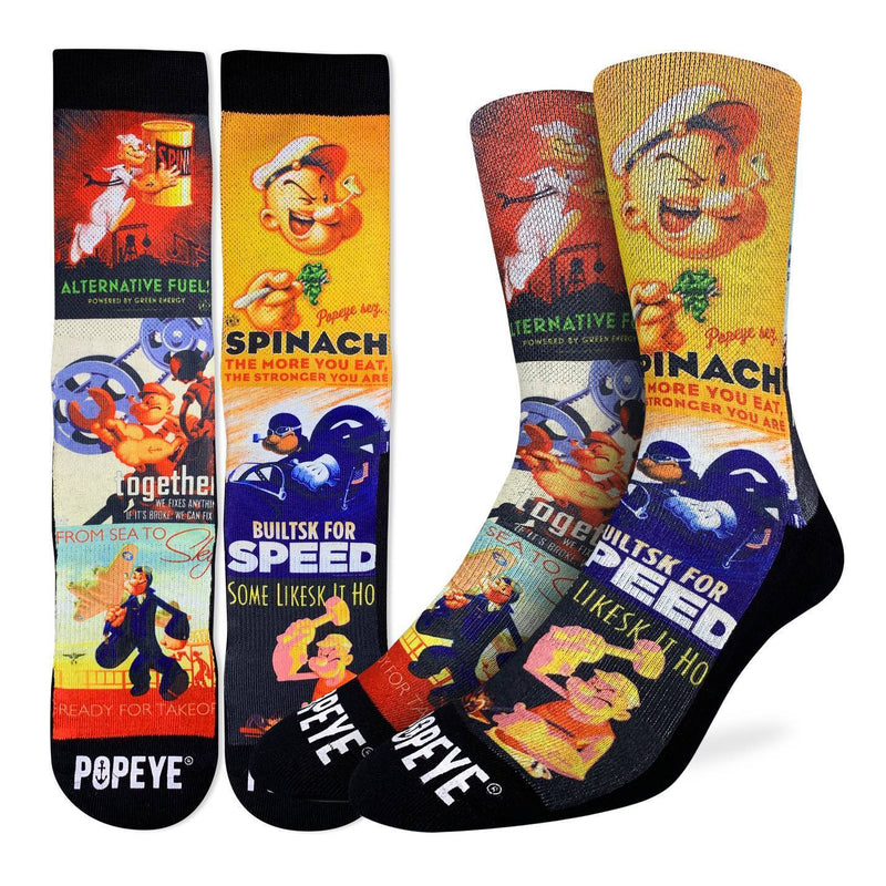 Men's Popeye, Posters Socks