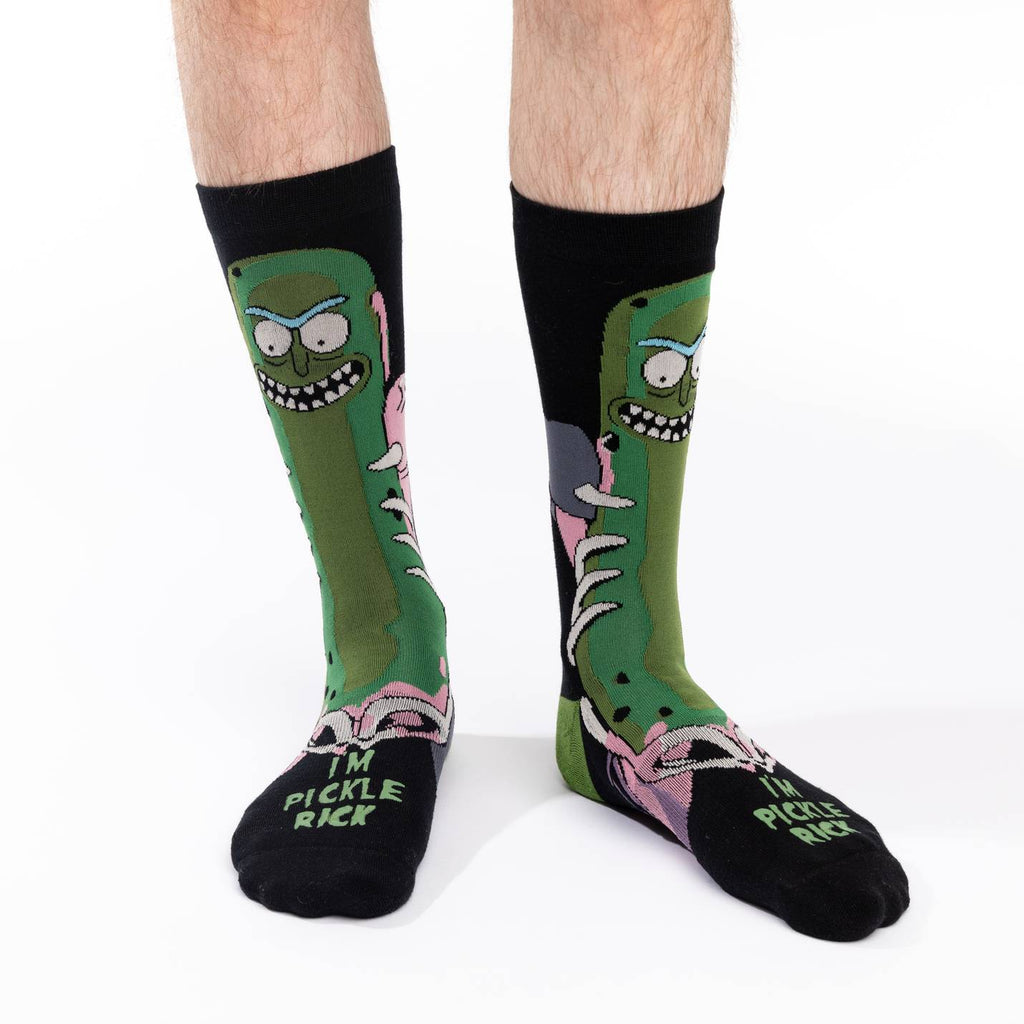 Men's Rick and Morty, Pickle Rick Socks