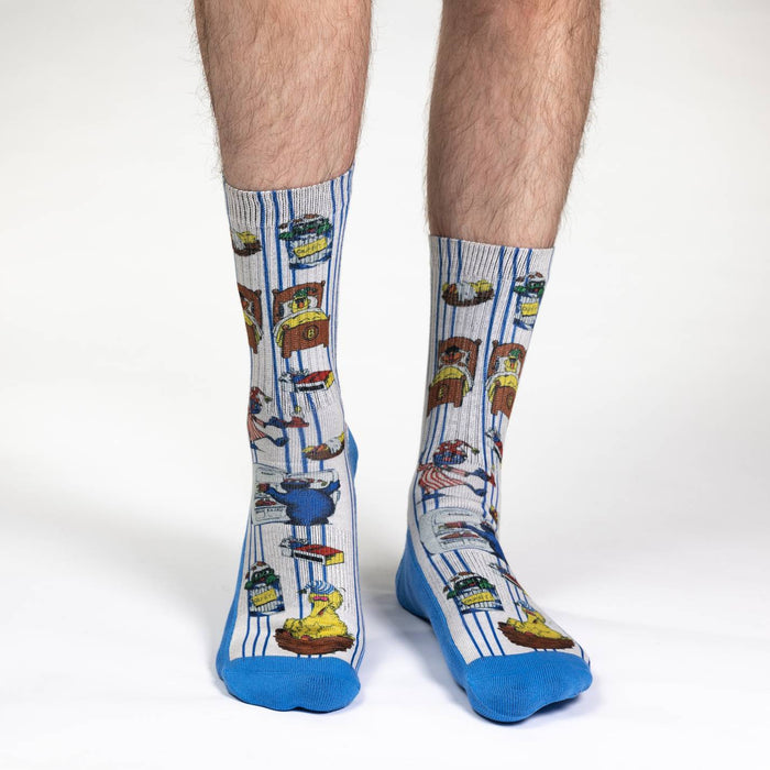 Men's Sesame Street, Bedtime Socks