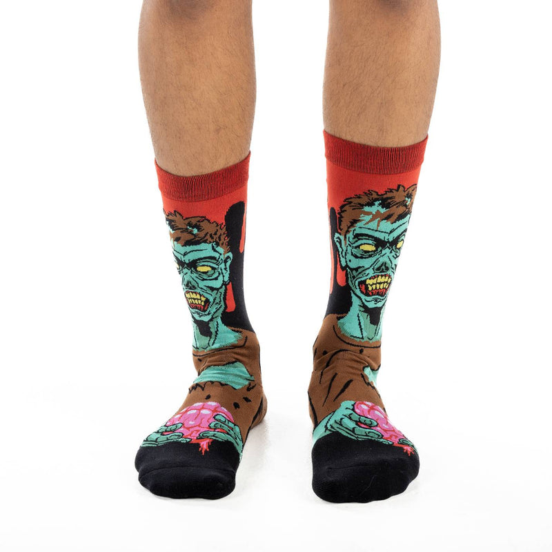 Men's Evil Zombie Halloween Socks