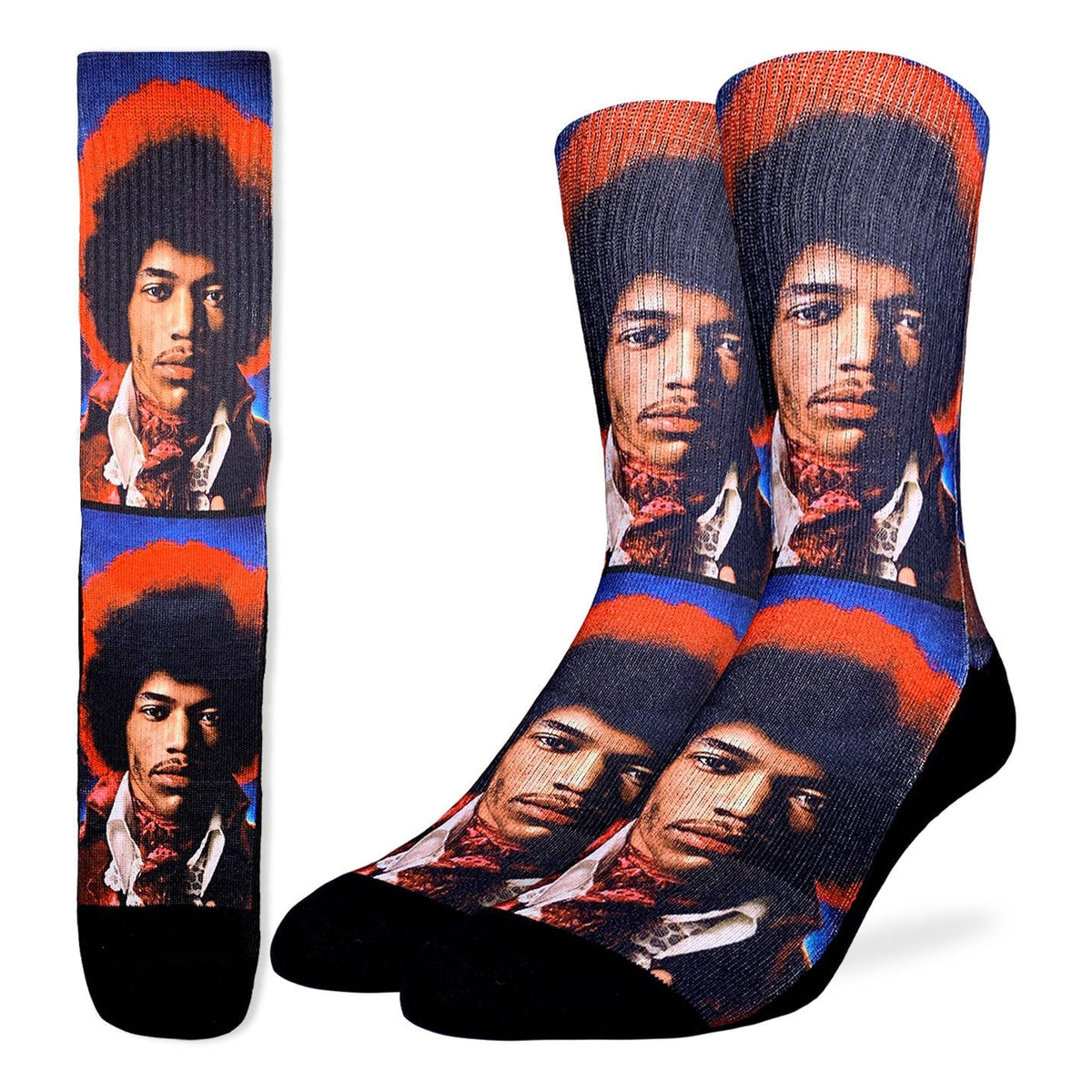 Men's Jimi Hendrix, Portrait Socks