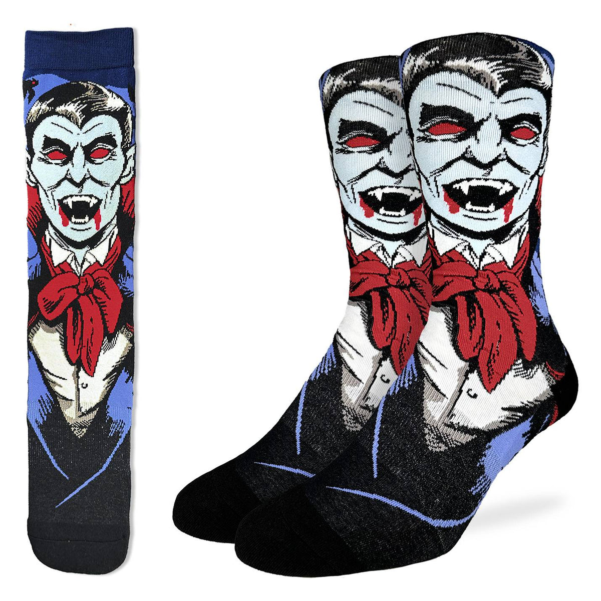 Men's Evil Dracula Halloween Socks