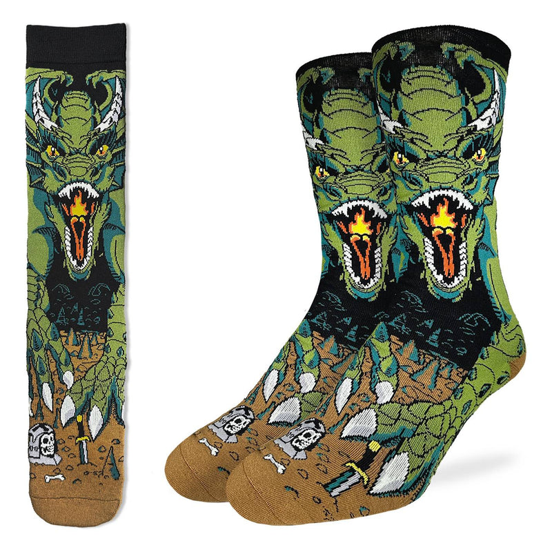 Men's Evil Dragon Halloween Socks