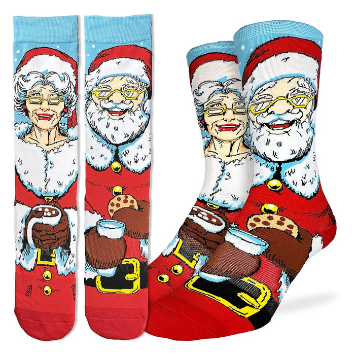 Men's Santa and Mrs. Claus Socks