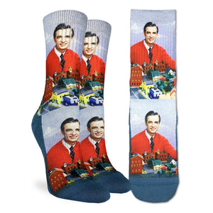 Women's Mister Rogers, Make Believe Kingdom Socks