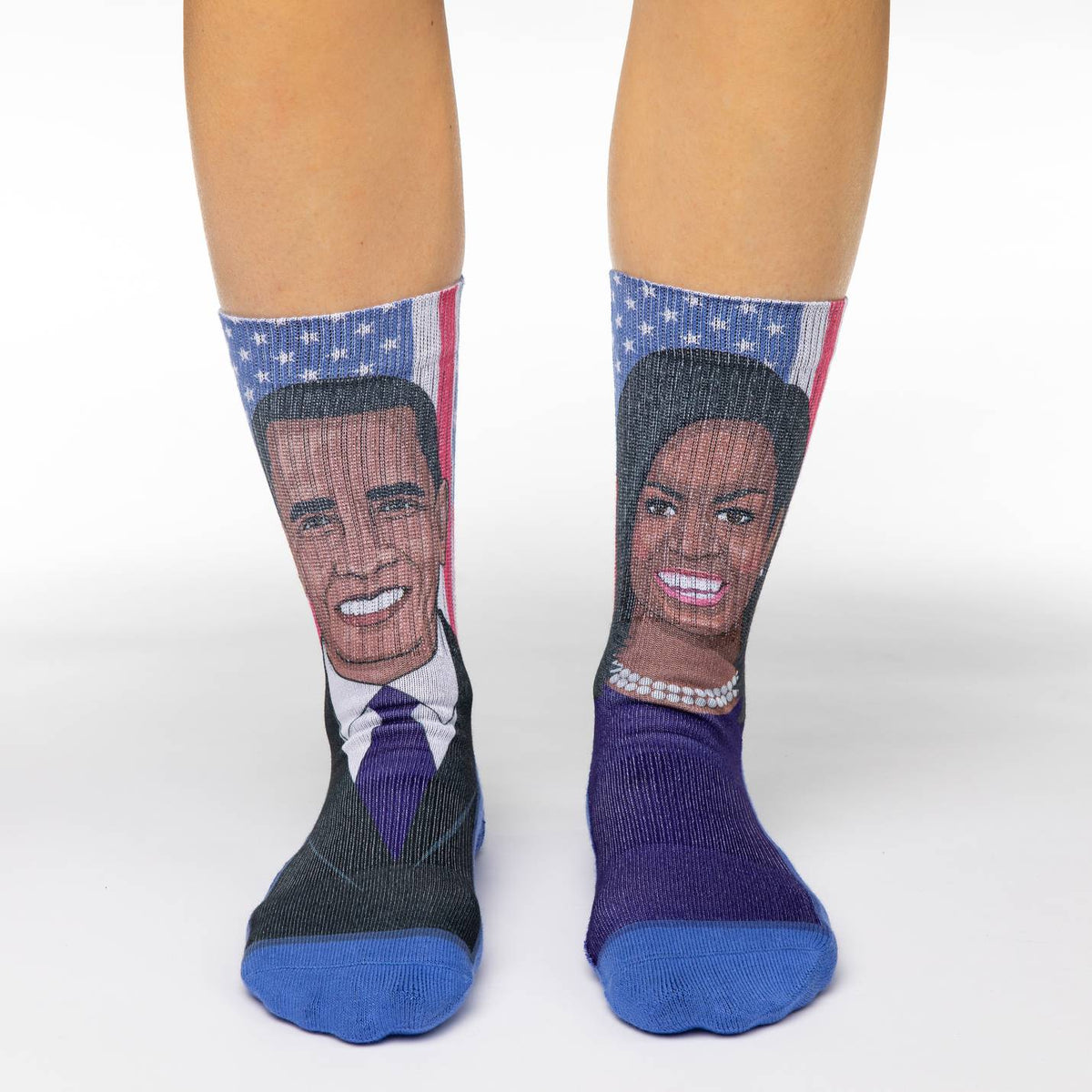 Women's Michelle & Barack Obama Socks