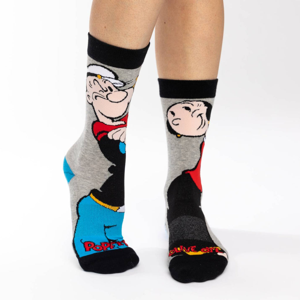 Women's Popeye, Popeye and Olive Socks