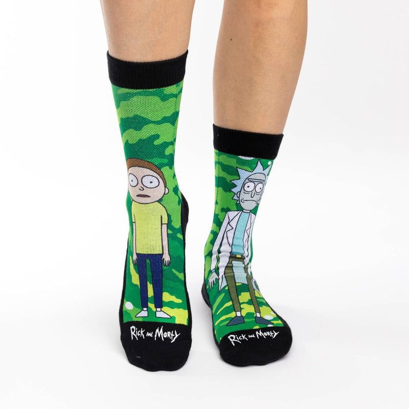 Women's Rick and Morty, Standing Together Socks