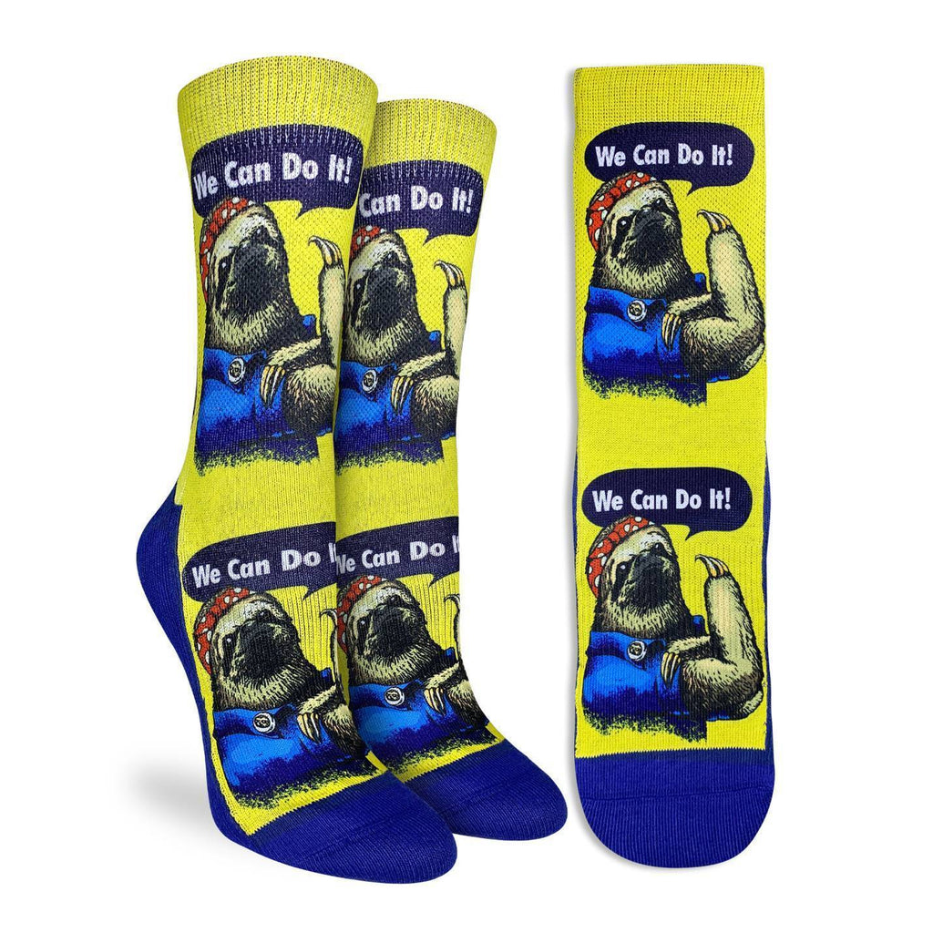 Women's We Can Do It Sloth Socks