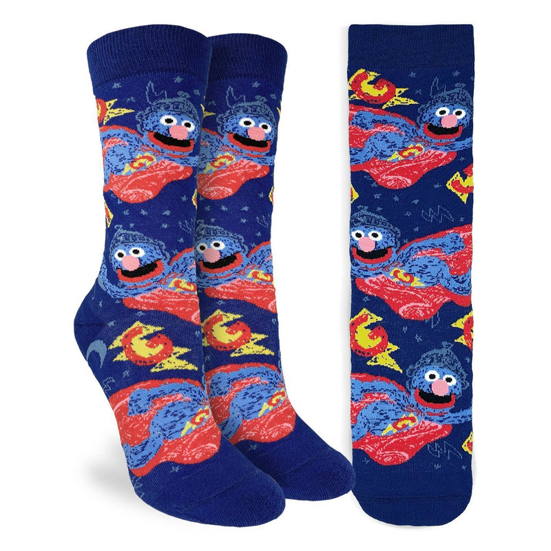 Women's Sesame Street, Super Grover Socks