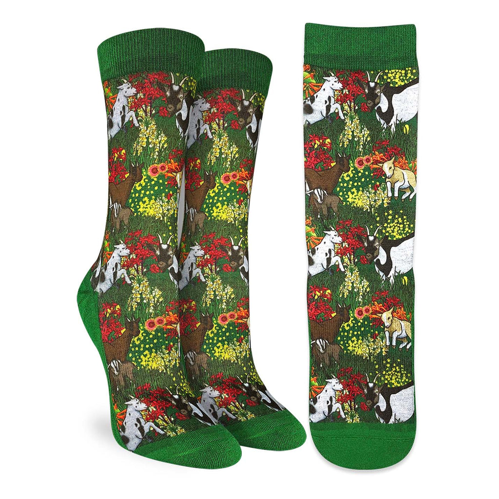 Women's Floral Goats Socks