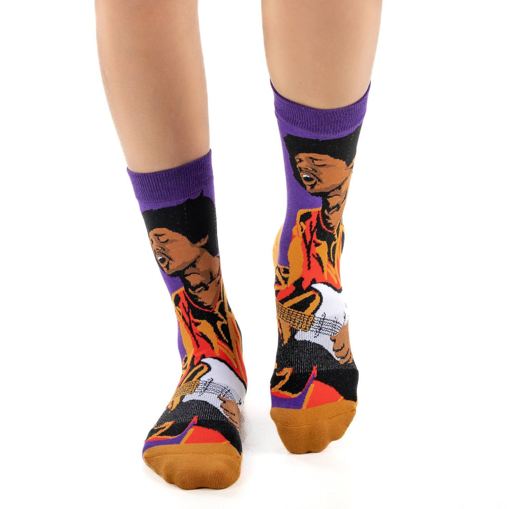 Women's Jimi Hendrix, Rocking Out Socks
