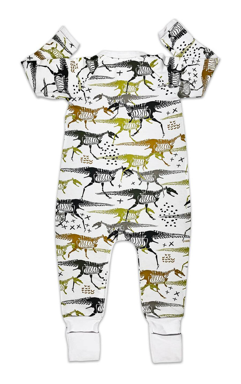 Dinosaur Skeletons Baby Pajamas