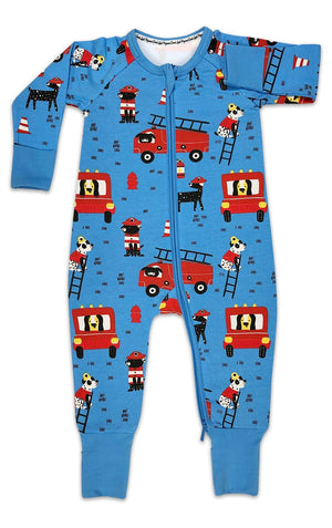 Doggy Firefighters Baby Pajamas