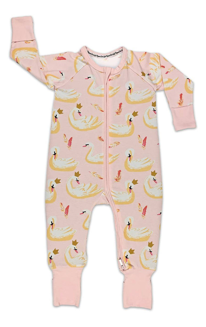 Swans Baby Pajamas