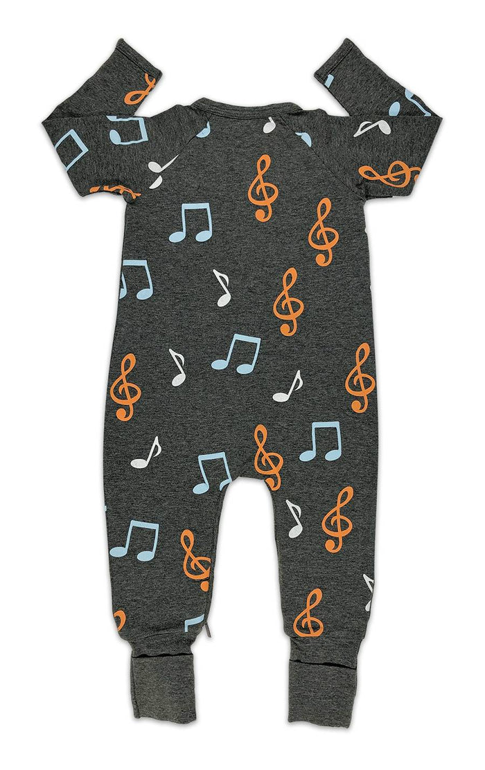 Music Notes Baby Pajamas