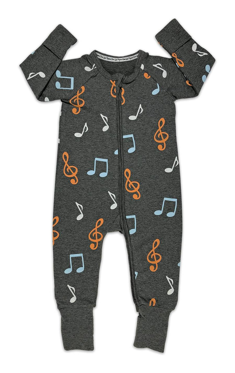 Music Notes Baby Pajamas
