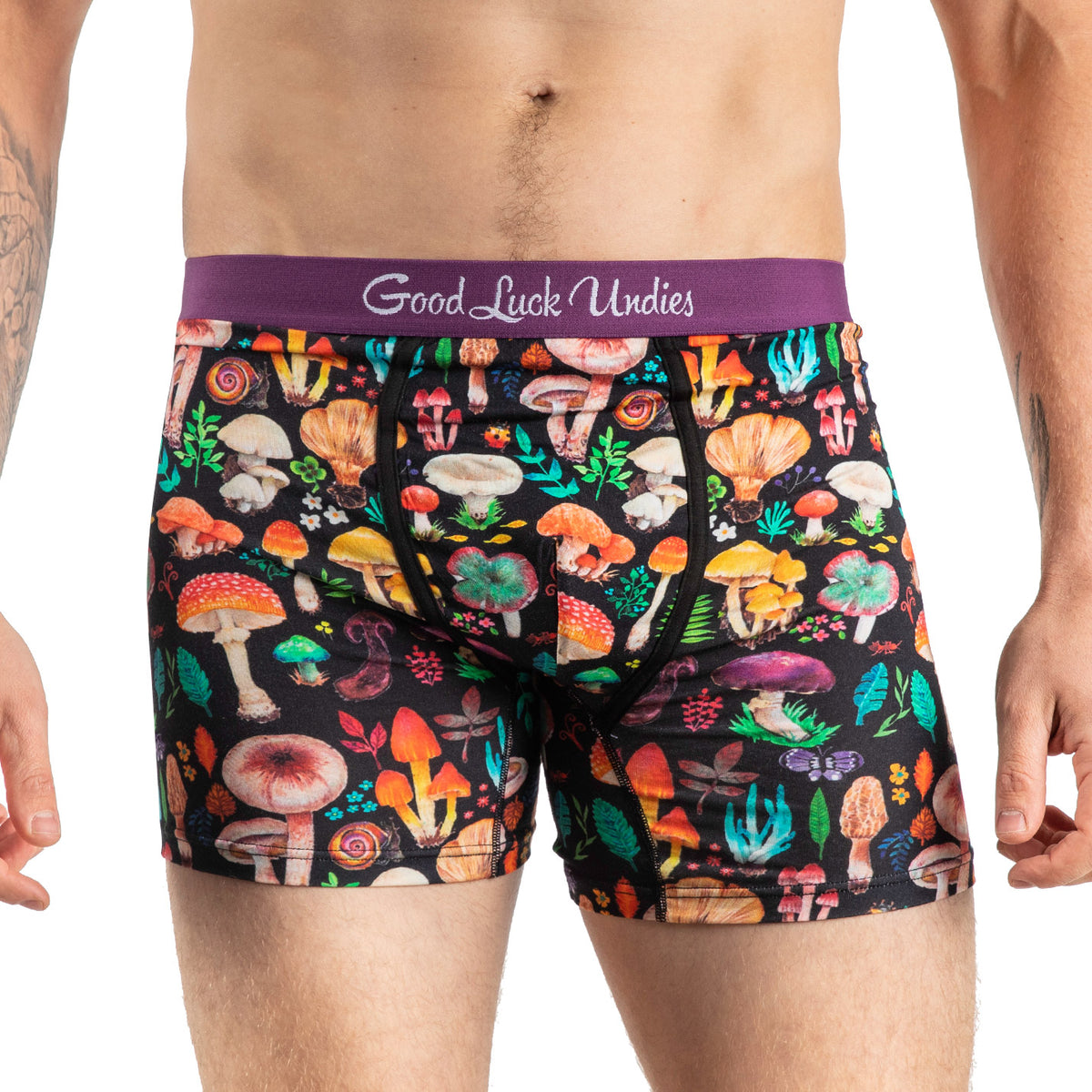 Quit Looking At My Chestnuts - Funny Mens Cotton Trunk Underwear