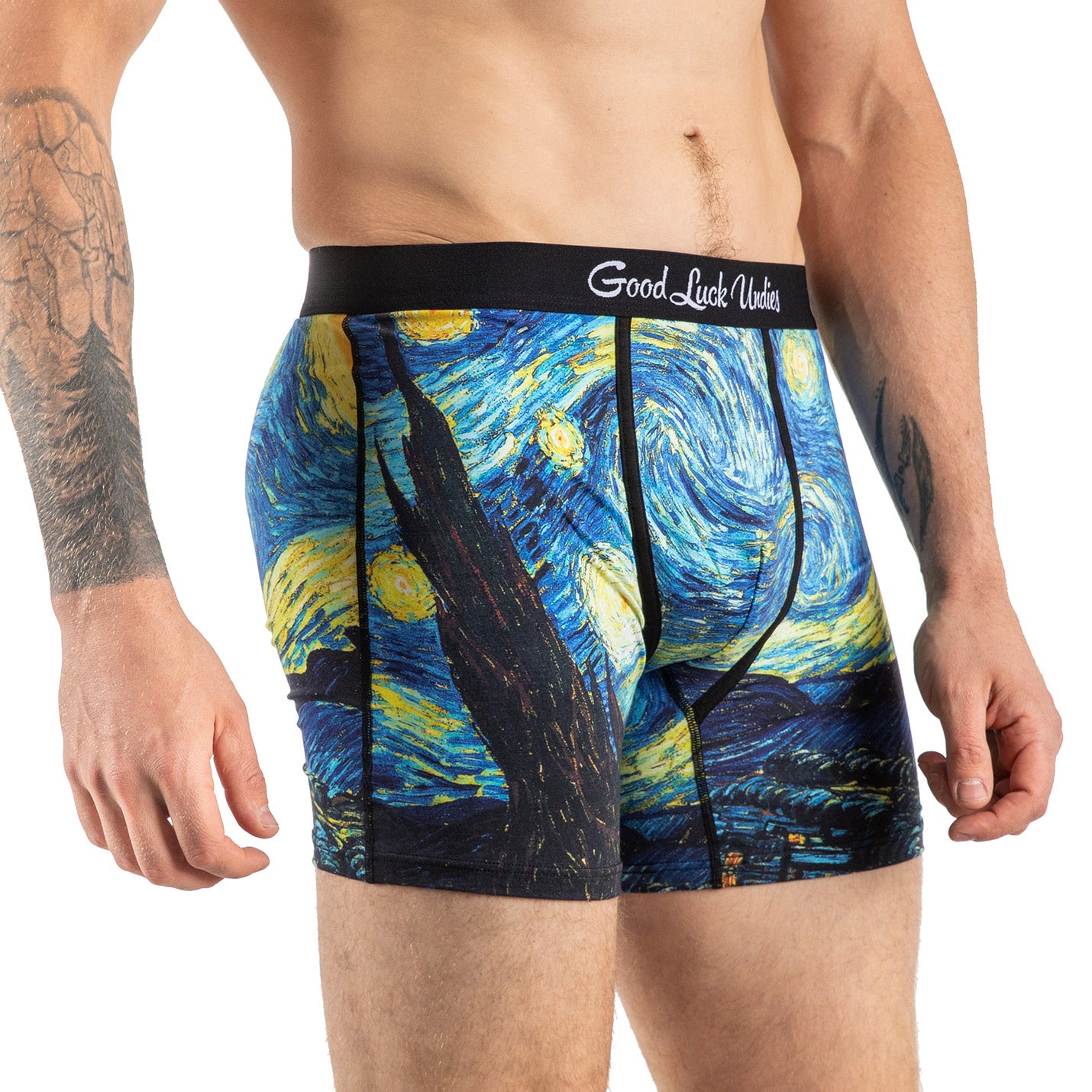 Men's The Starry Night Underwear – Good Luck Sock