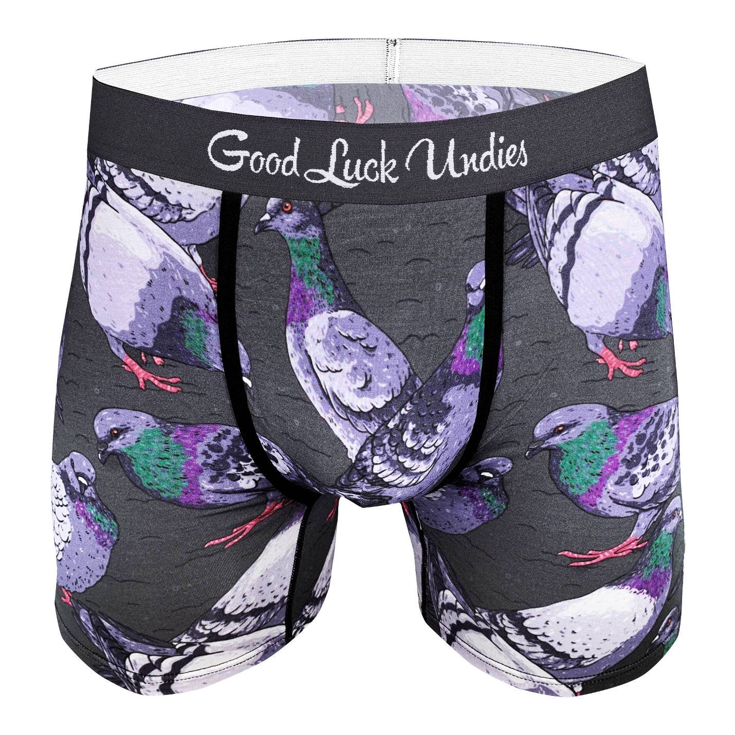 Good Luck Undies Men's Bear Catching Salmon Boxer Brief Underwear, Small :  : Clothing, Shoes & Accessories