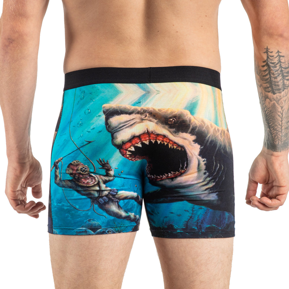 Men's Shark Attack Underwear – Good Luck Sock