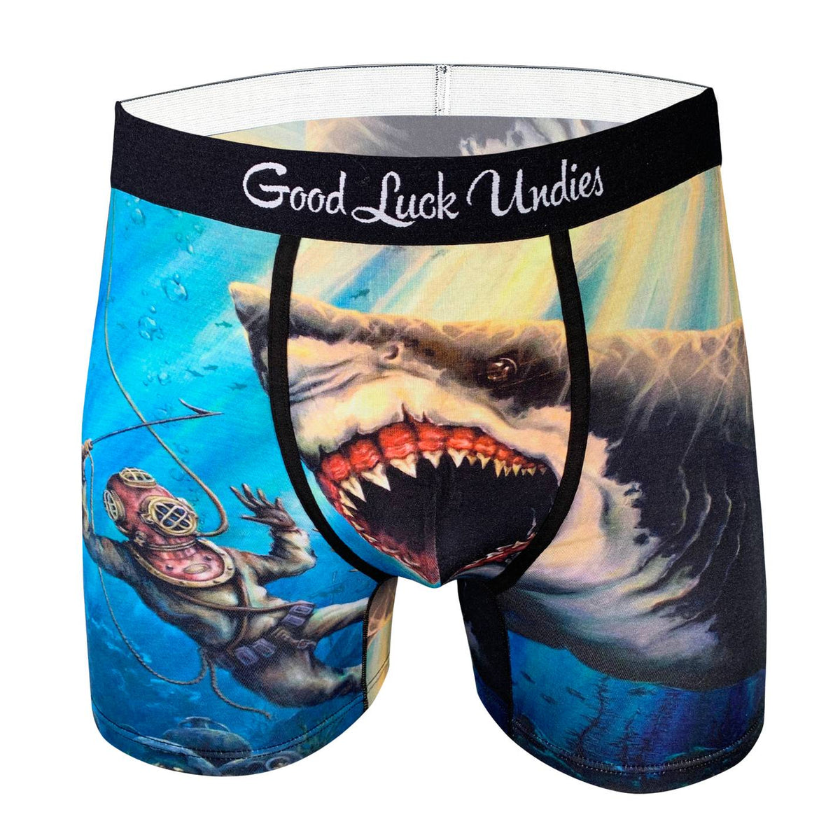 Men's Shark Attack Underwear – Good Luck Sock