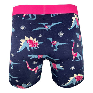 Men's Christmas Sweater Dinosaur Undies