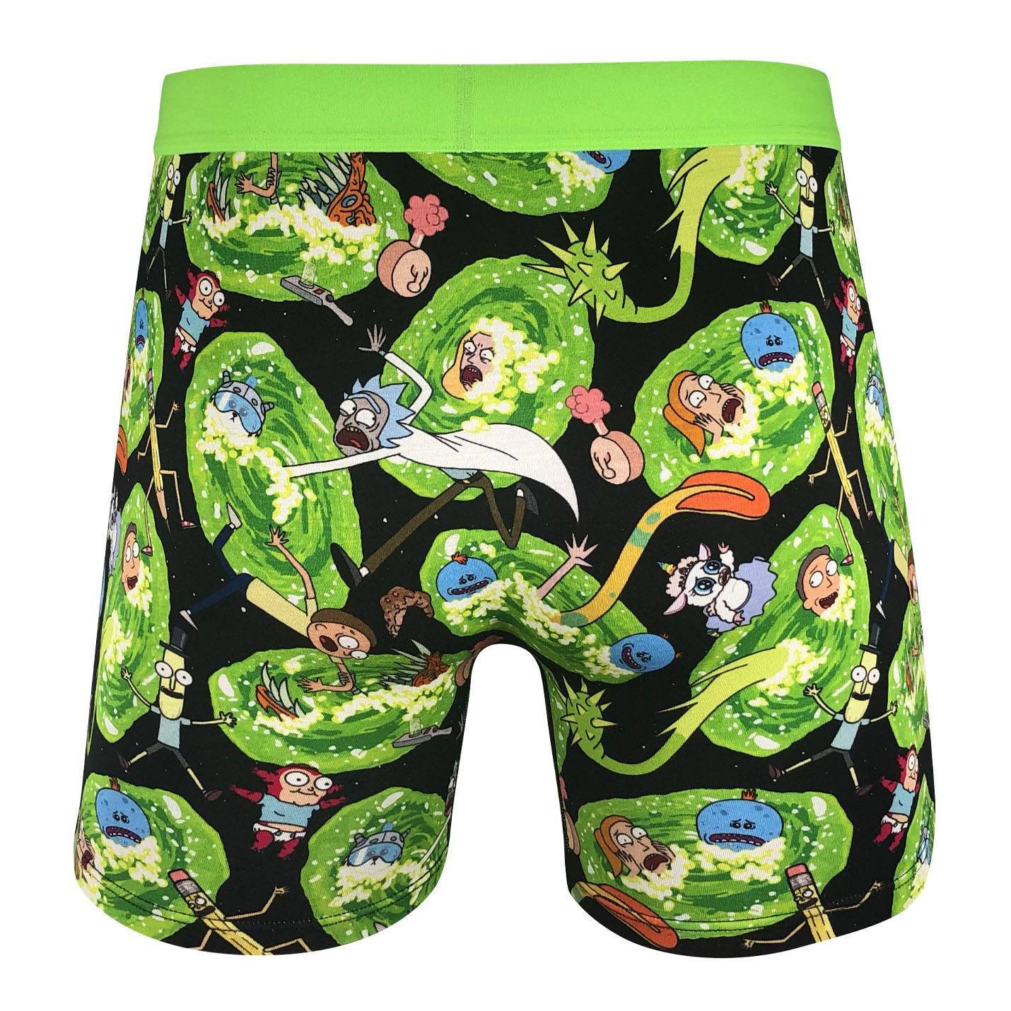 Men s Rick and Morty Portals Underwear Good Luck Sock