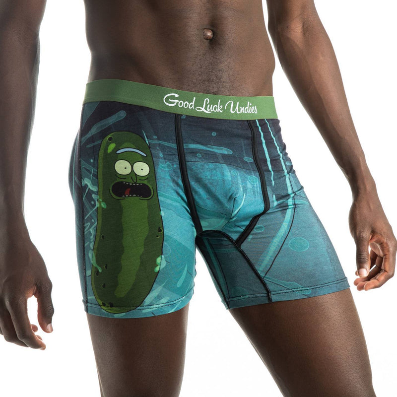Men’s Rick and Morty, Pickle Rick Sewer Escape Underwear
