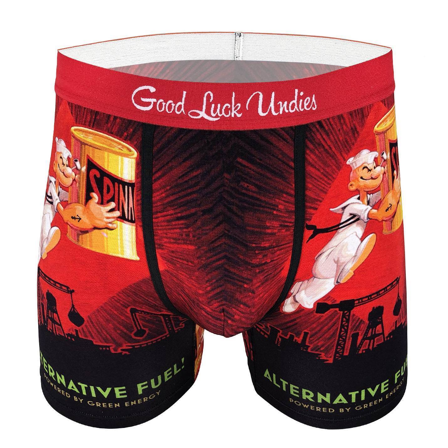 Men's Popeye, Alternative Fuel Underwear – Good Luck Sock