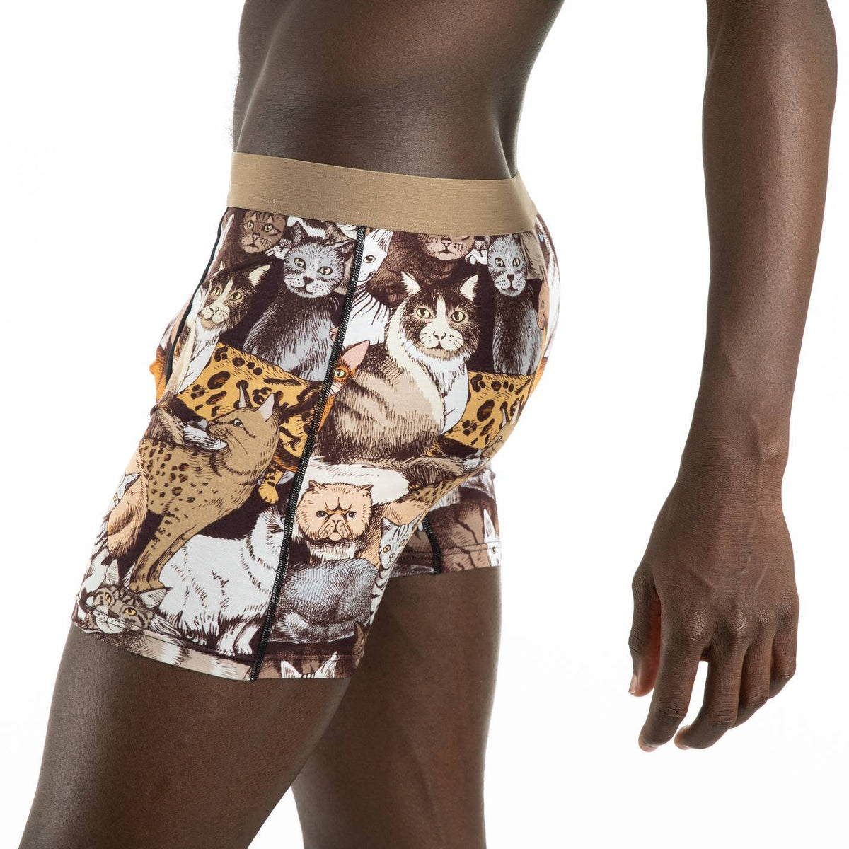  Animal Leopard Print Men's Underwear Soft Boxer Briefs