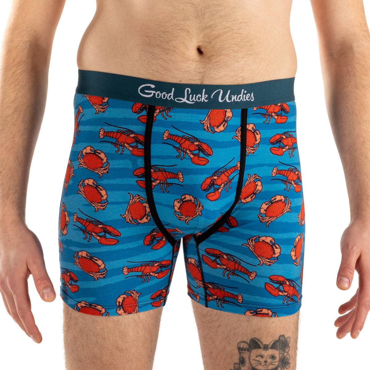 Men's Crabs & Lobsters Underwear – Good Luck Sock