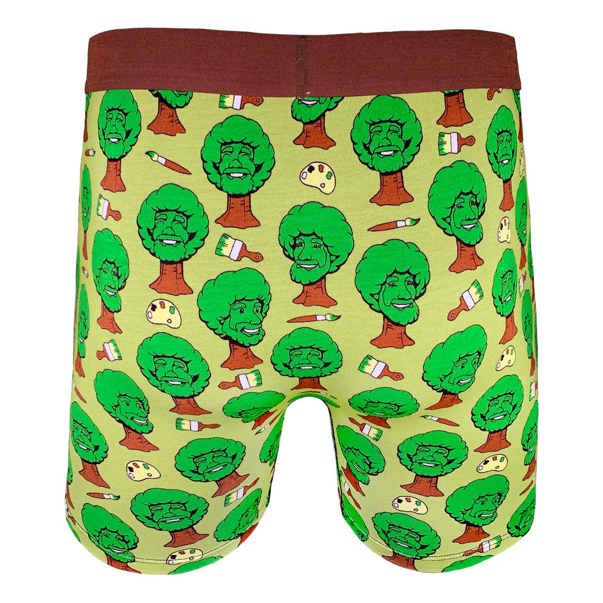 Men's Bob Ross, Happy Trees Underwear