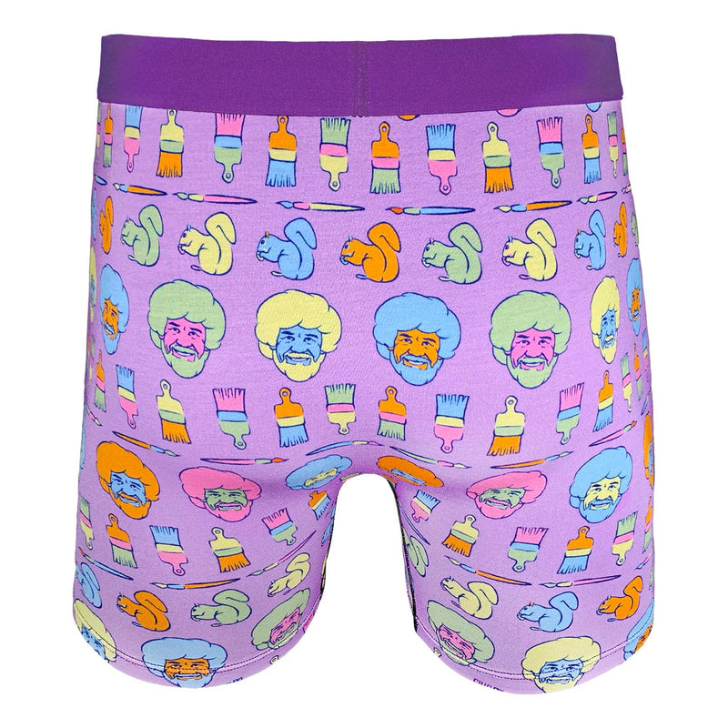 Men's Bob Ross, Happy Colors Underwear