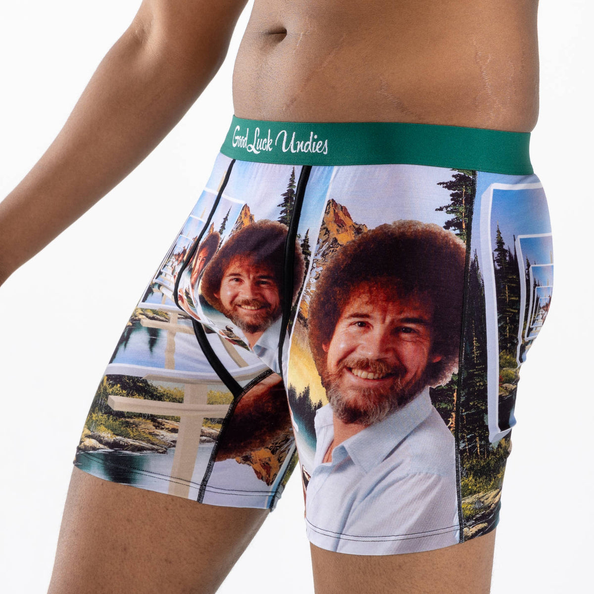 Men's Bob Ross, Reflections Underwear – Good Luck Sock