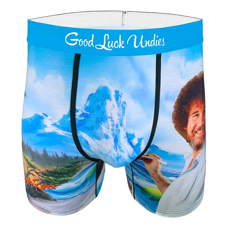 Men's Bob Ross, Landscapes Collage Underwear – Good Luck Sock